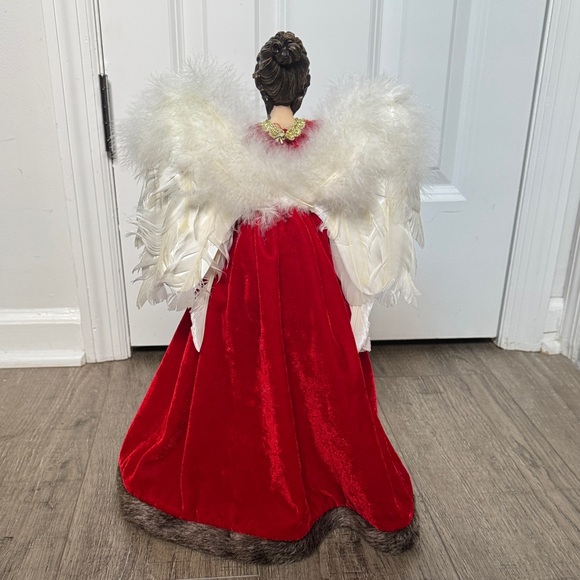 Festive Red Angel Tree Topper (Lights up) - Picture 8 of 13